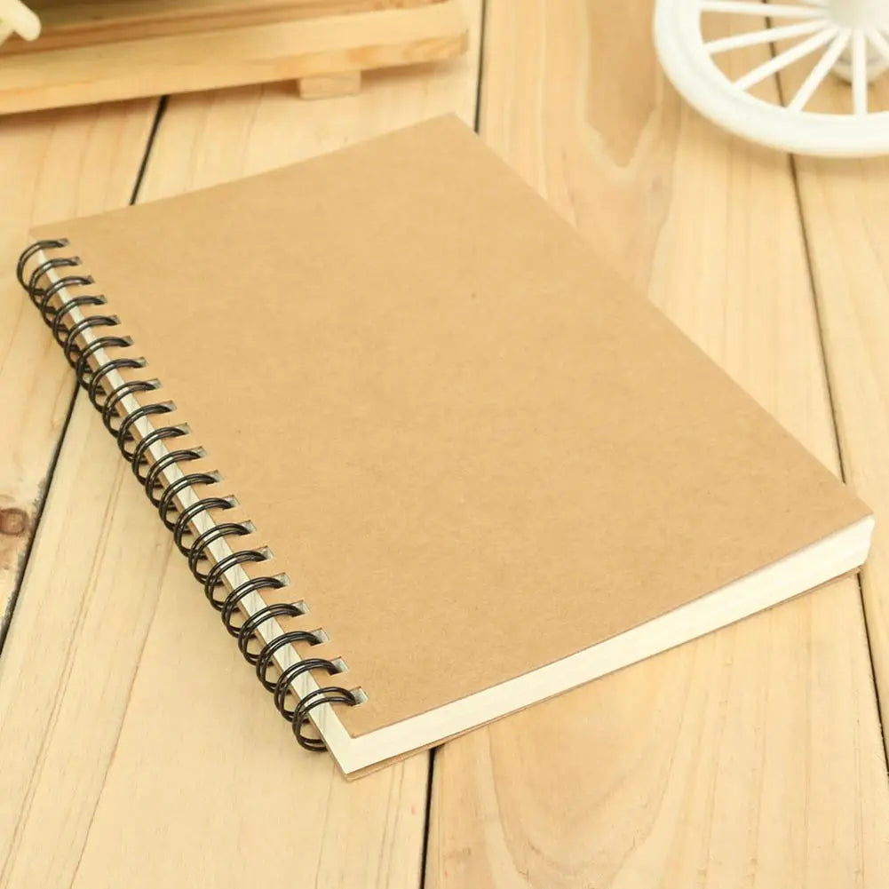 Retro Kraft Spiral Bound Sketchbook