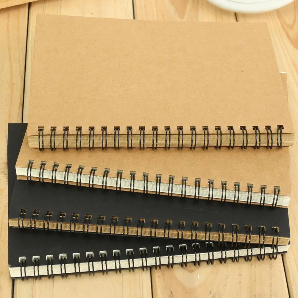 Retro Kraft Spiral Bound Sketchbook