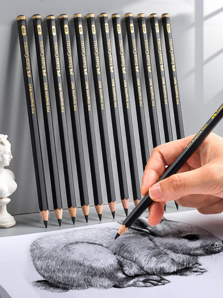 Faber-Castell Graphite Pitt Matt Pencil Set (8 Pcs)